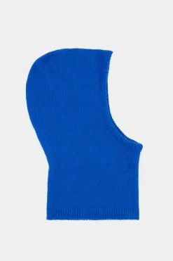 Balaclava Knit Hood - Kobalt Blau