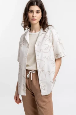 Beachside Bowling Hemd Off-White