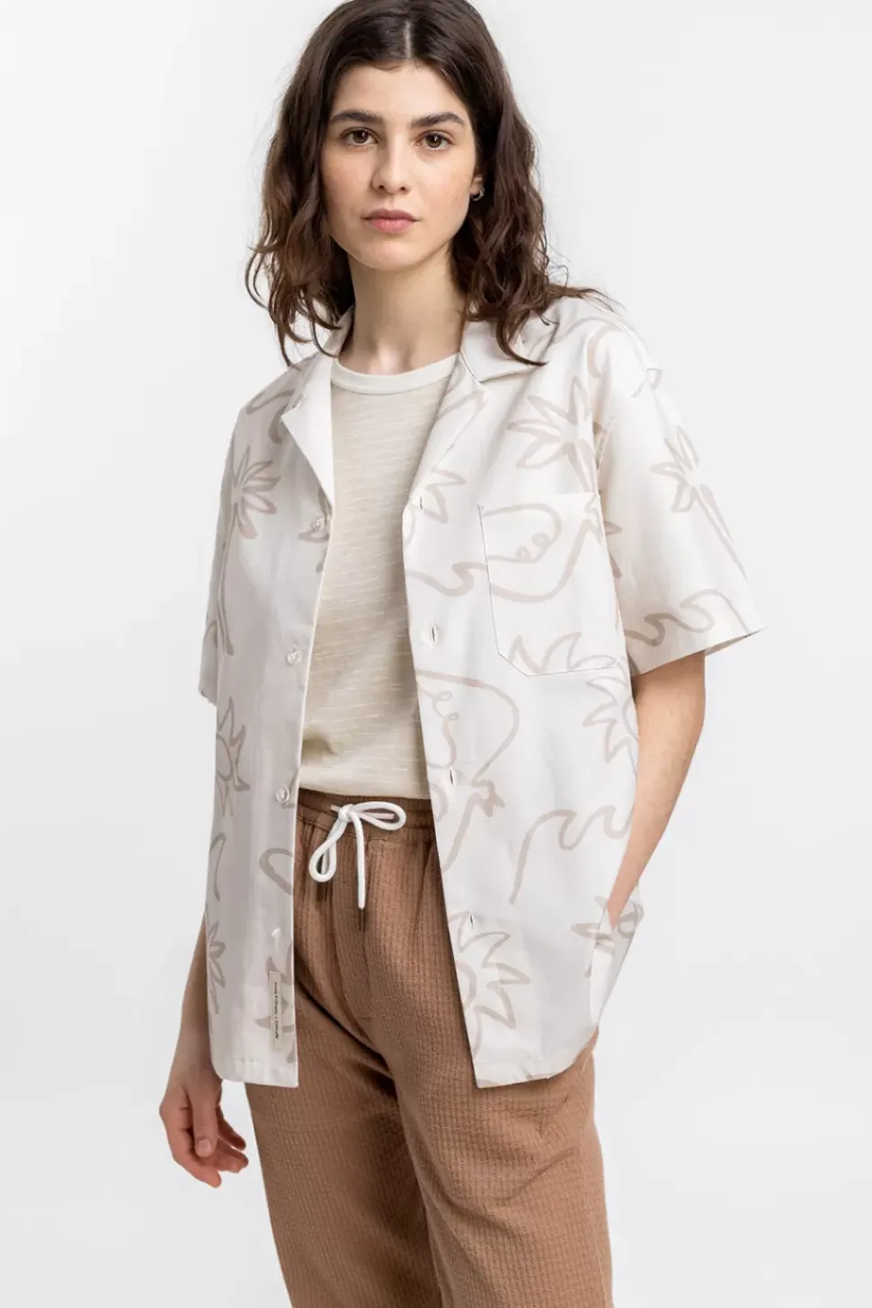 Beachside Bowling Hemd Off-White