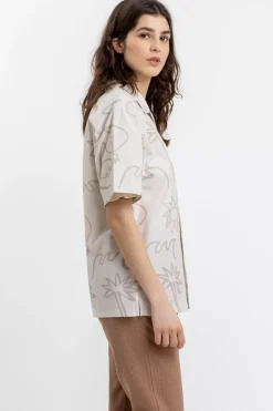 Beachside Bowling Hemd Off-White