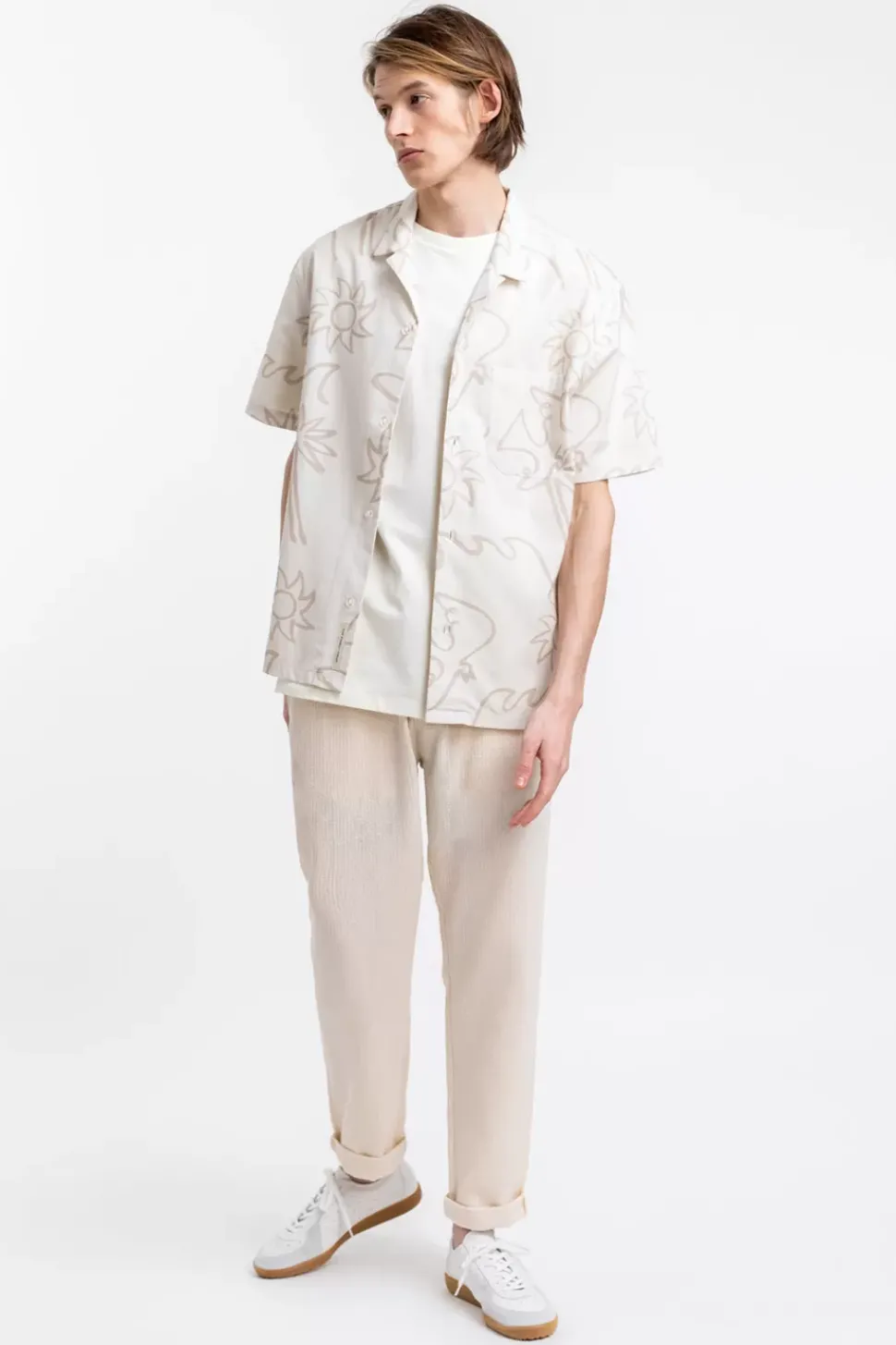 Beachside Bowling Hemd Off-White