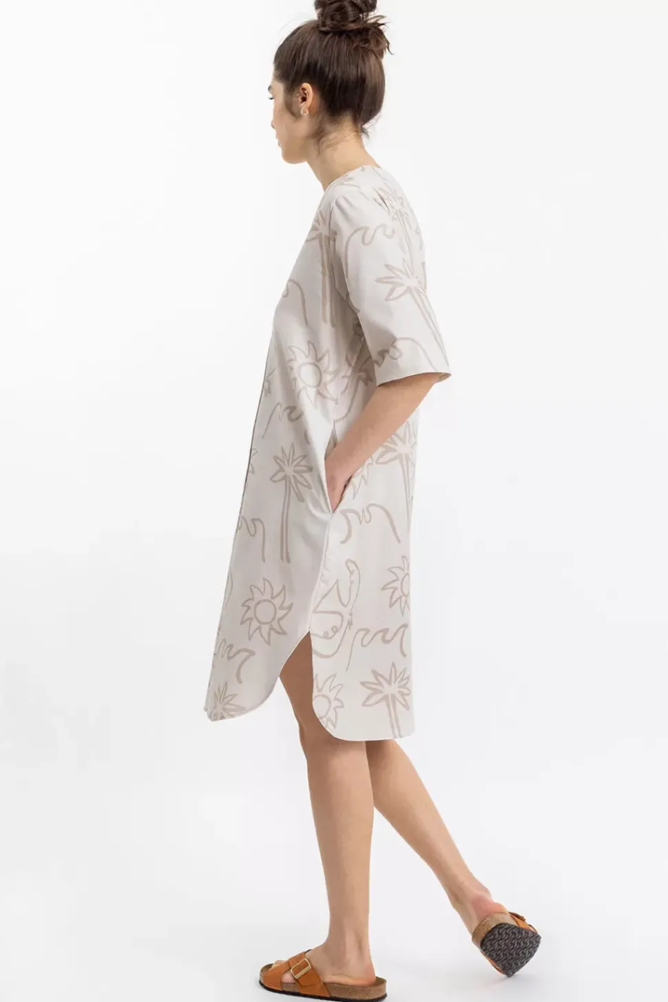 Beachside Kaftan Kleid Off-White