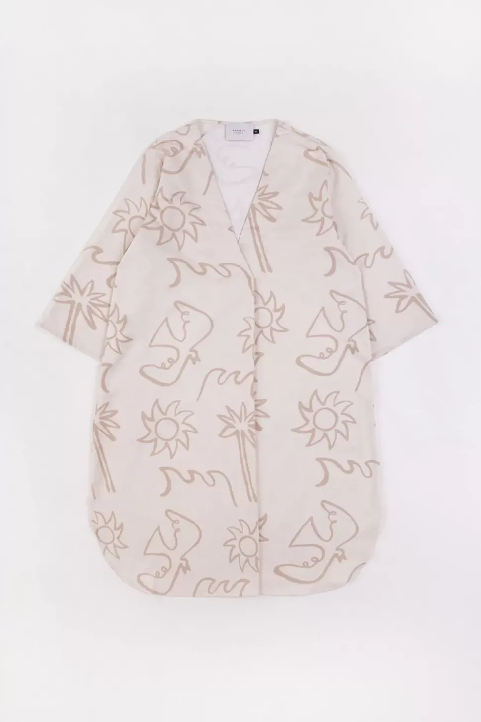Beachside Kaftan Kleid Off-White