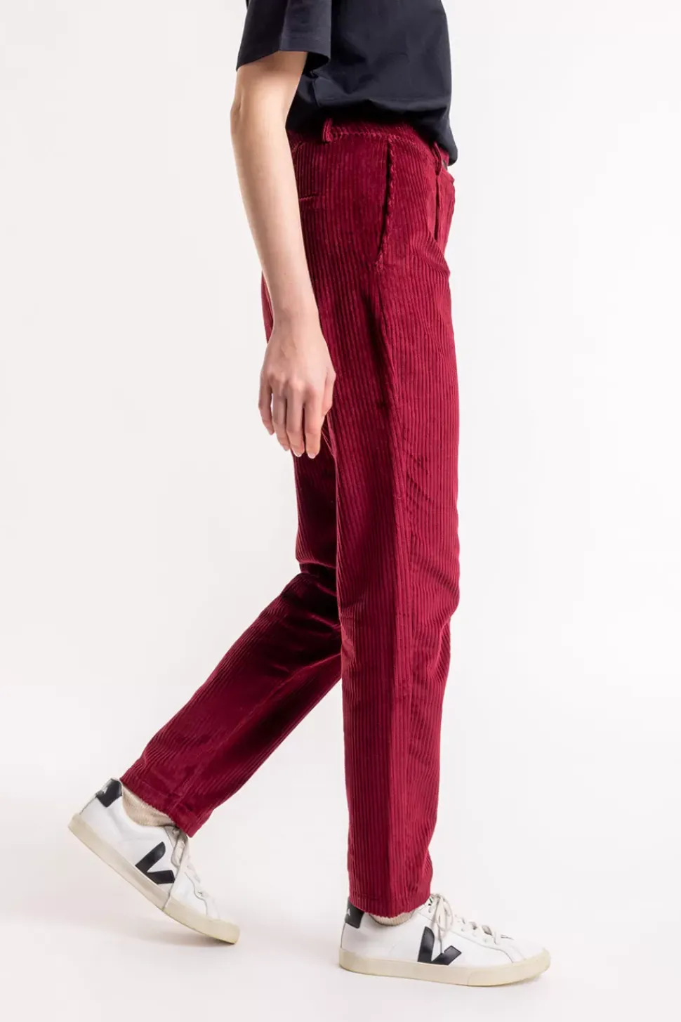 Bio Cordhose Weinrot