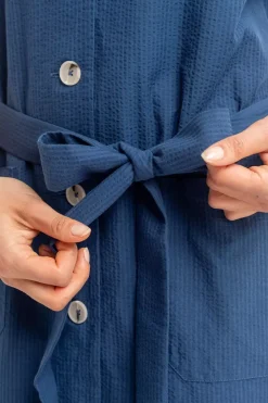 Bowling Kleid Aus Bio-Baumwolle Navy
