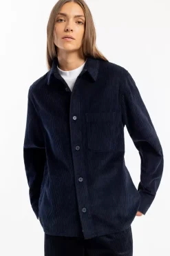 Cord Hemd Bio Baumwolle - Dunkelblau