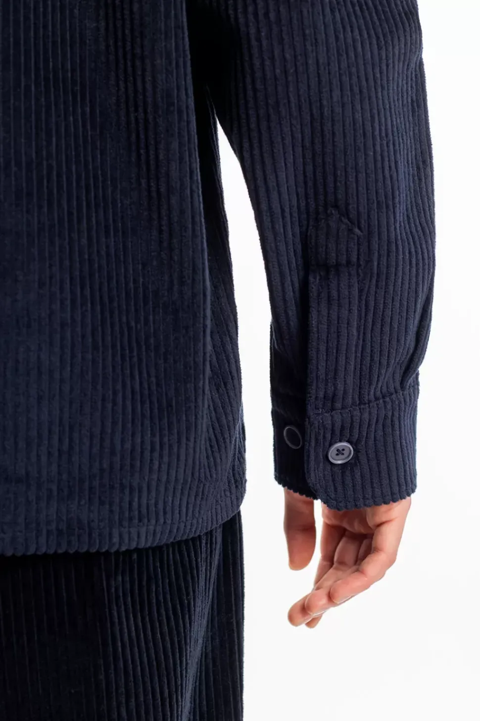Cord Hemd Bio Baumwolle - Dunkelblau