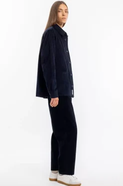Cord Hemd Bio Baumwolle - Dunkelblau