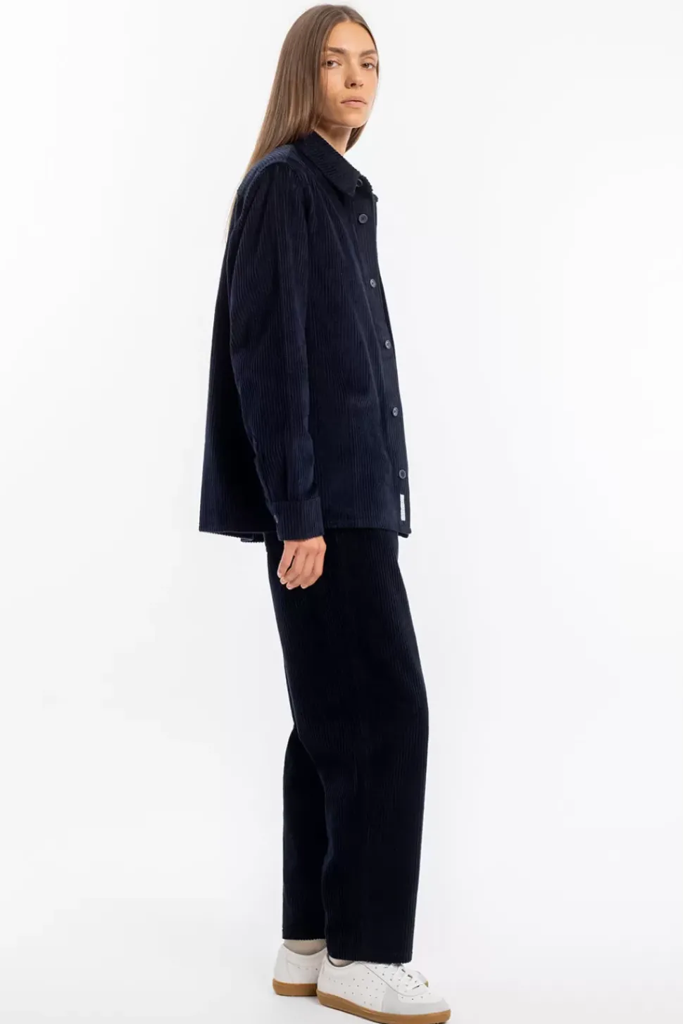 Cord Hemd Bio Baumwolle - Dunkelblau