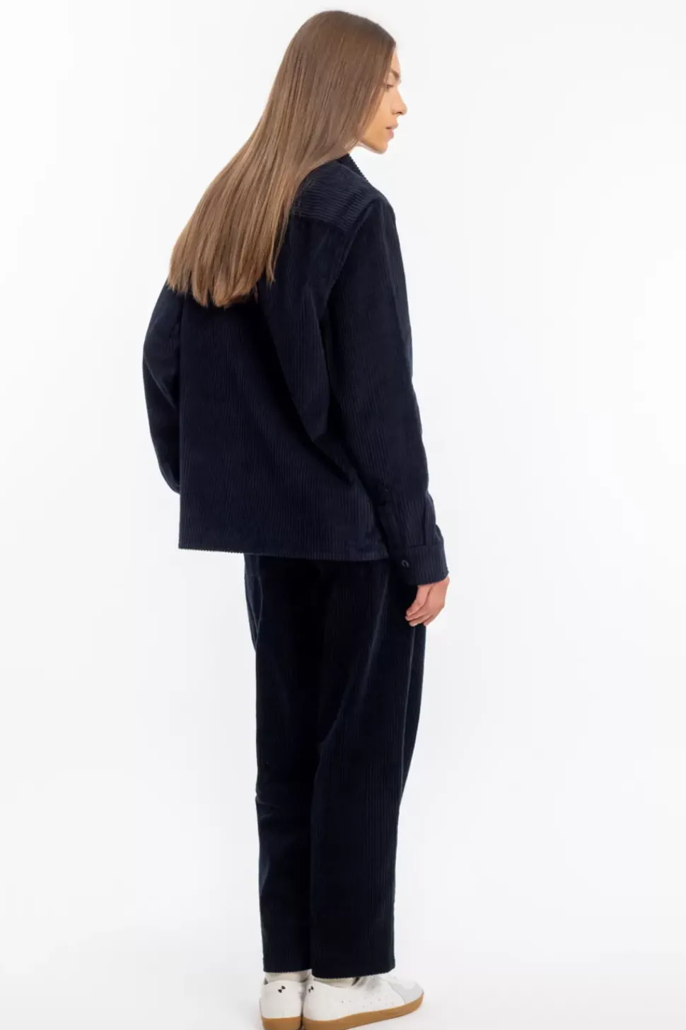 Cord Hemd Bio Baumwolle - Dunkelblau