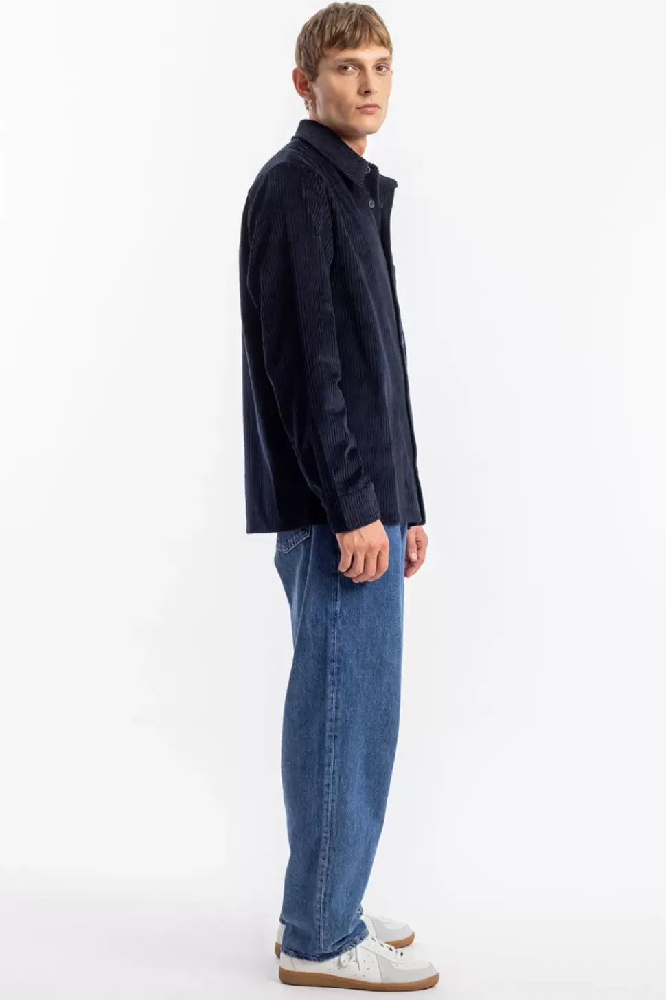 Cord Hemd Bio Baumwolle - Dunkelblau