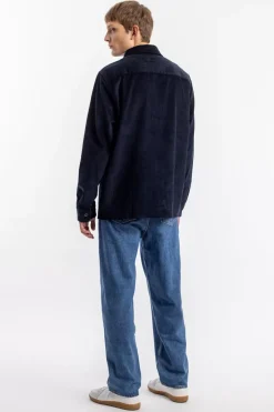 Cord Hemd Bio Baumwolle - Dunkelblau