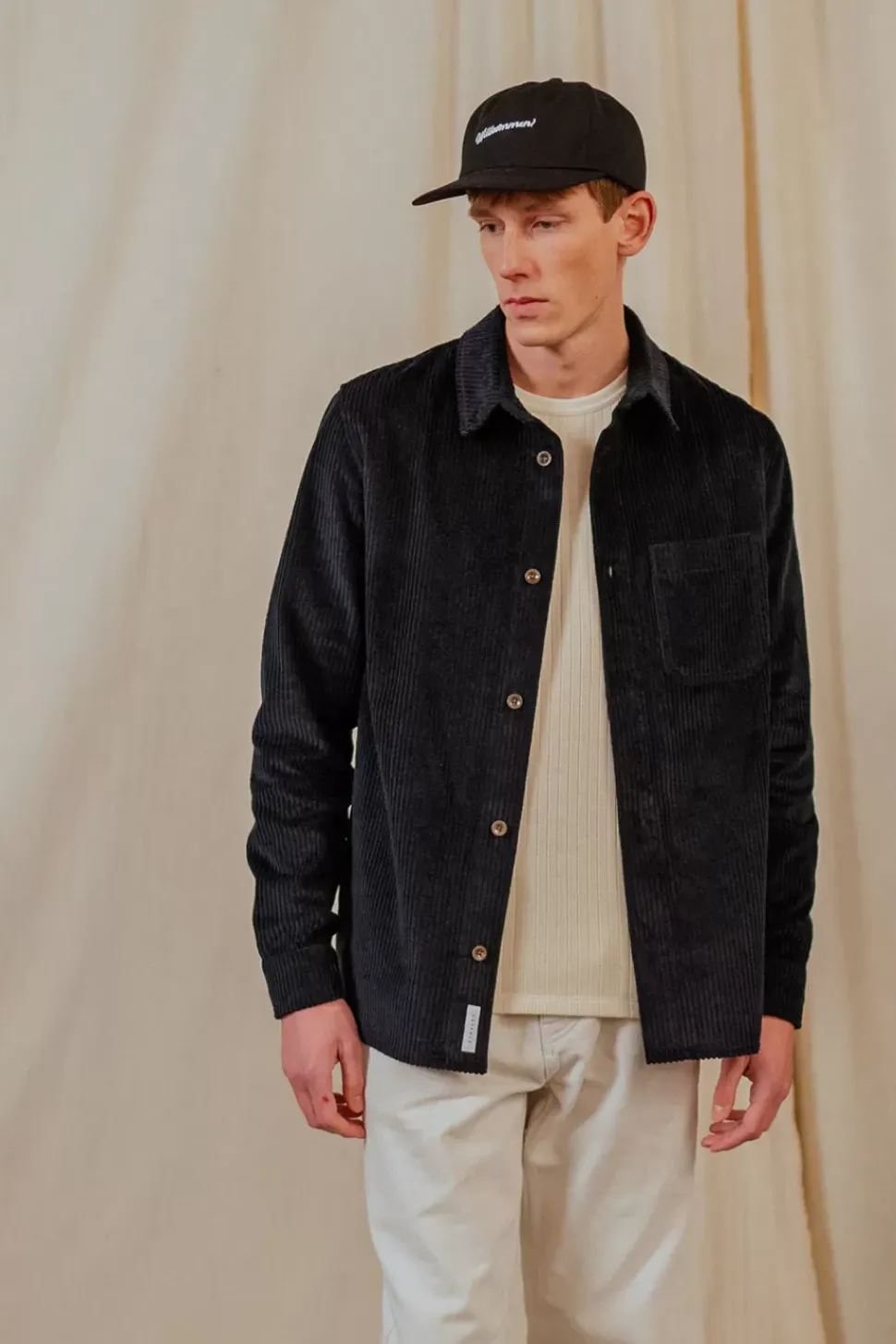 Cord Hemd Bio Baumwolle - Dunkelblau