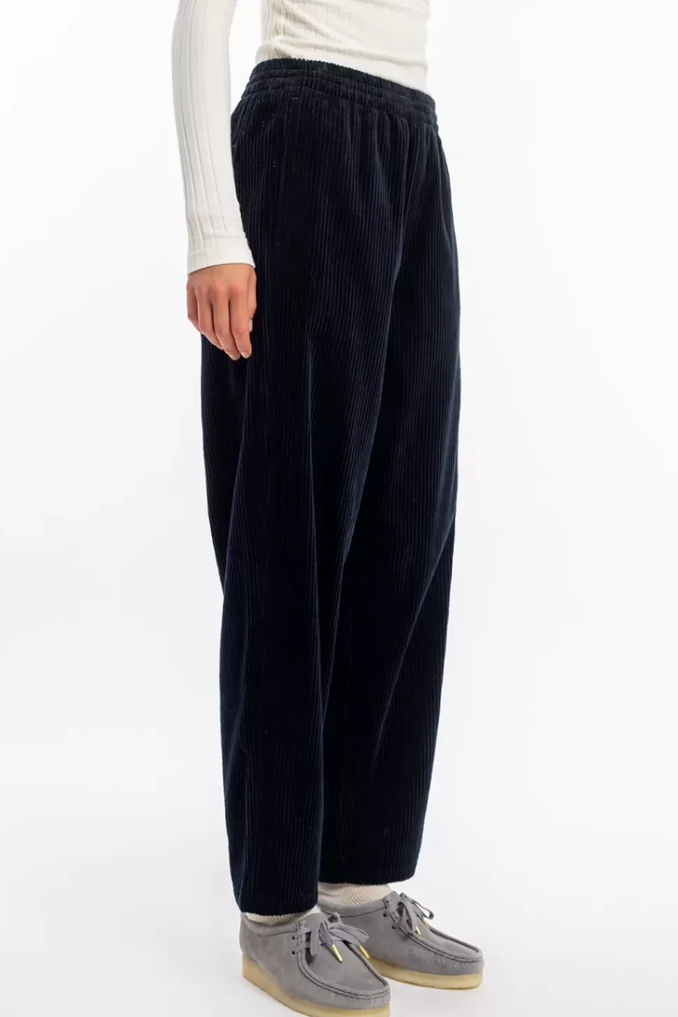 Cord Hose Bio Baumwolle - Dunkelblau