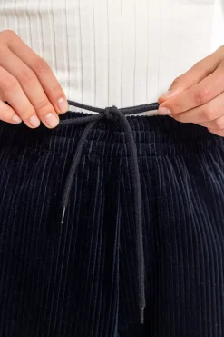 Cord Hose Bio Baumwolle - Dunkelblau