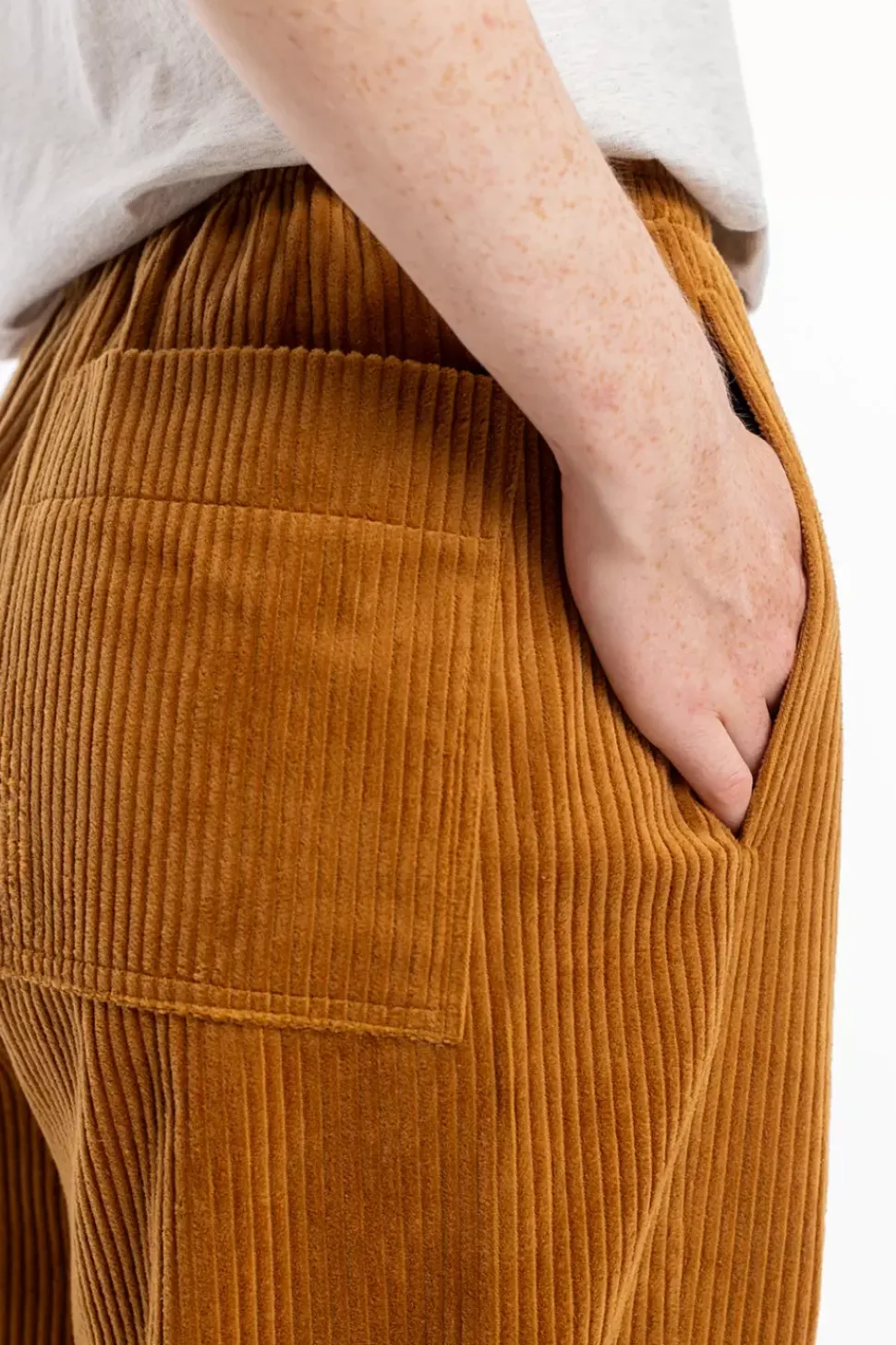 Cord Hose Bio Baumwolle - Toffee