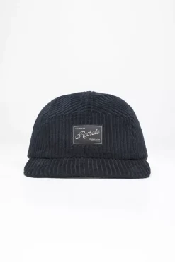 Cord 5-Panel Cap Bio Baumwolle - Dunkelblau
