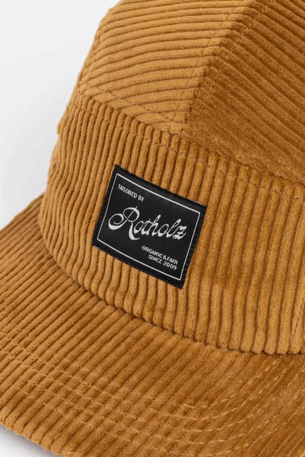 Cord 5-Panel Cap Bio Baumwolle - Toffee