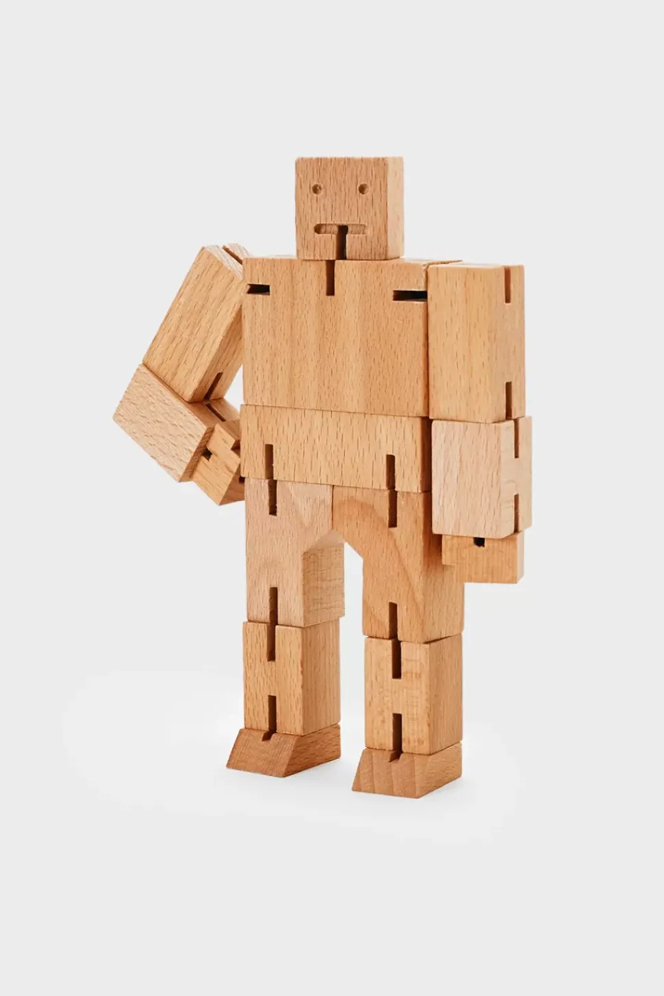 Cubebot Figur Aus Buche