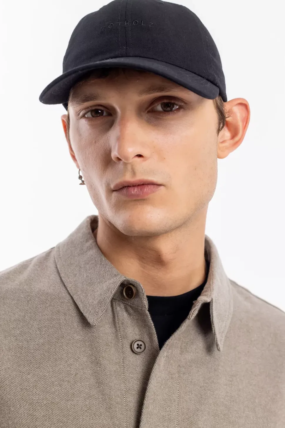 Flanell Hemd Bio Baumwolle - Braun Meliert