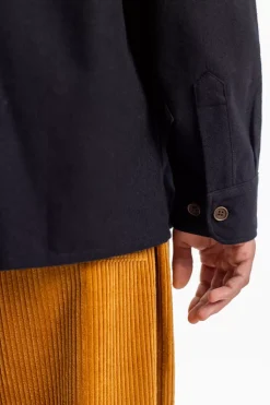 Flanell Hemd Bio Baumwolle - Schwarz