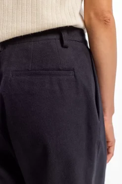 Flanell Hose Bio Baumwolle - Schwarz