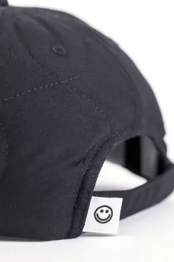Floppy Cap Aus Recyceltem Pes Schwarz