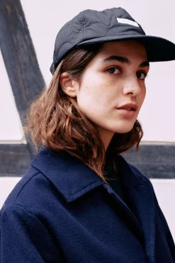 Floppy Cap Aus Recyceltem Pes Schwarz