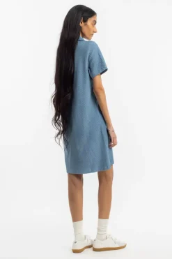 Frottee Kleid Bio Baumwolle - Hellblau