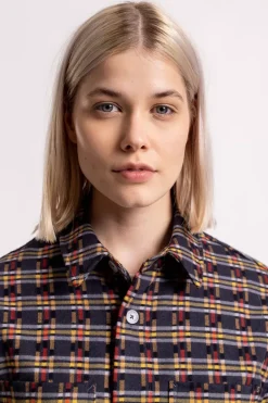 Gemustertes Overshirt Aus Bio-Baumwolle