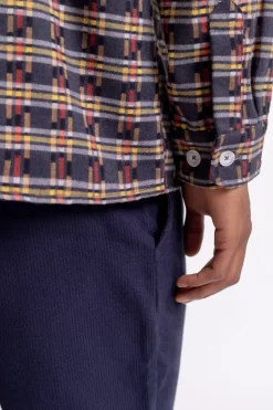 Gemustertes Overshirt Aus Bio-Baumwolle