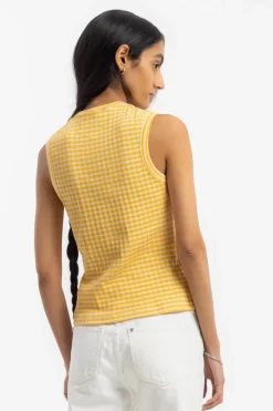 Geripptes Singlet Bio Baumwolle - Gestreift