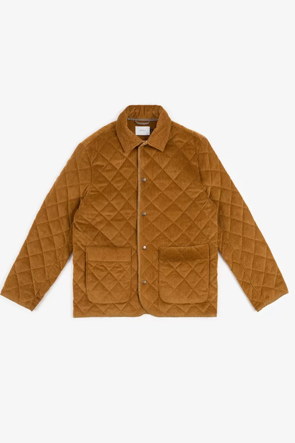 Gesteppte Cord Jacke - Toffee