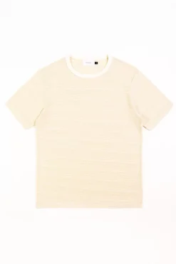 Gestreiftes T-Shirt Creme