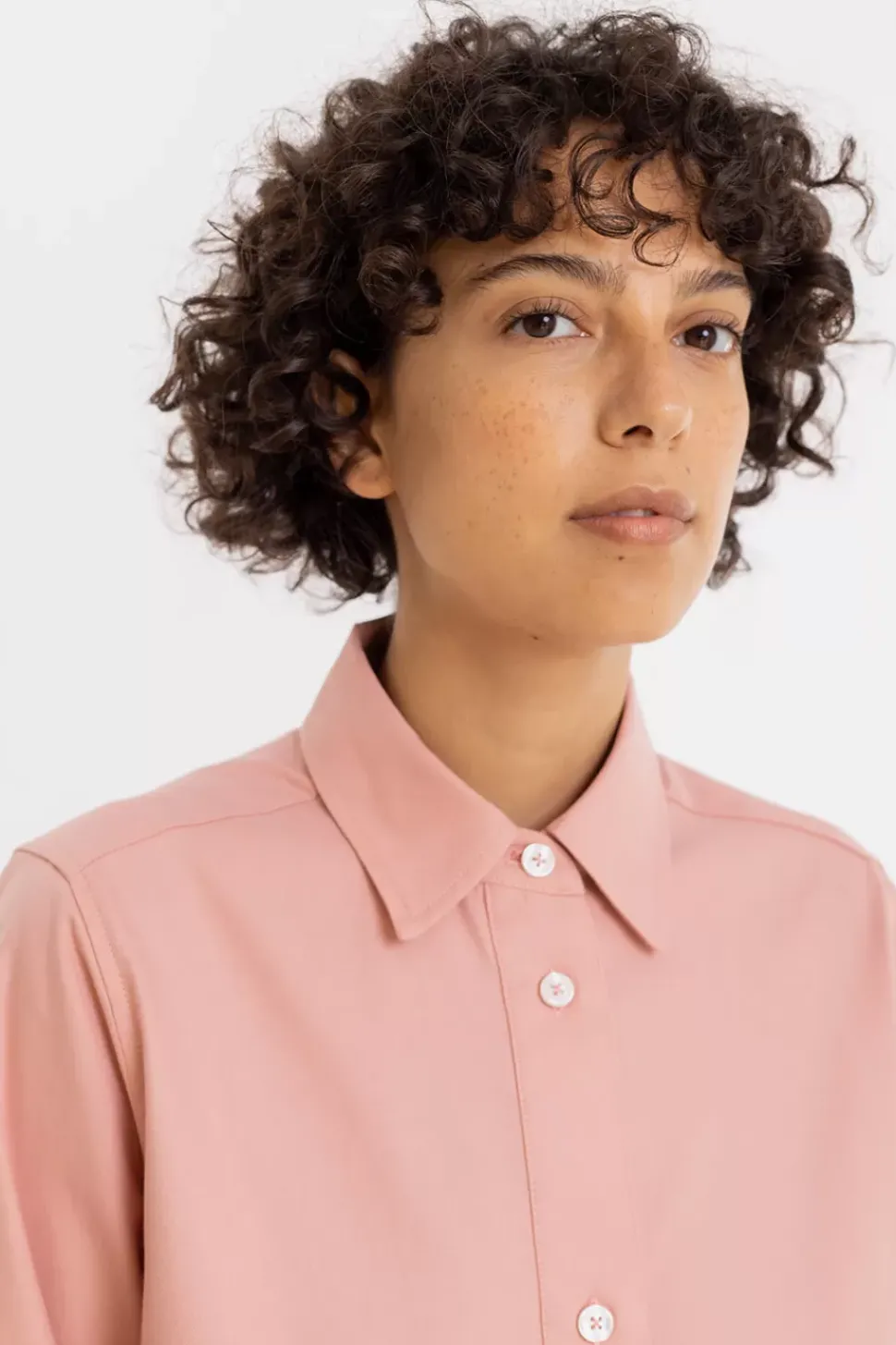 Hemd Aus Biobaumwolle Rosa