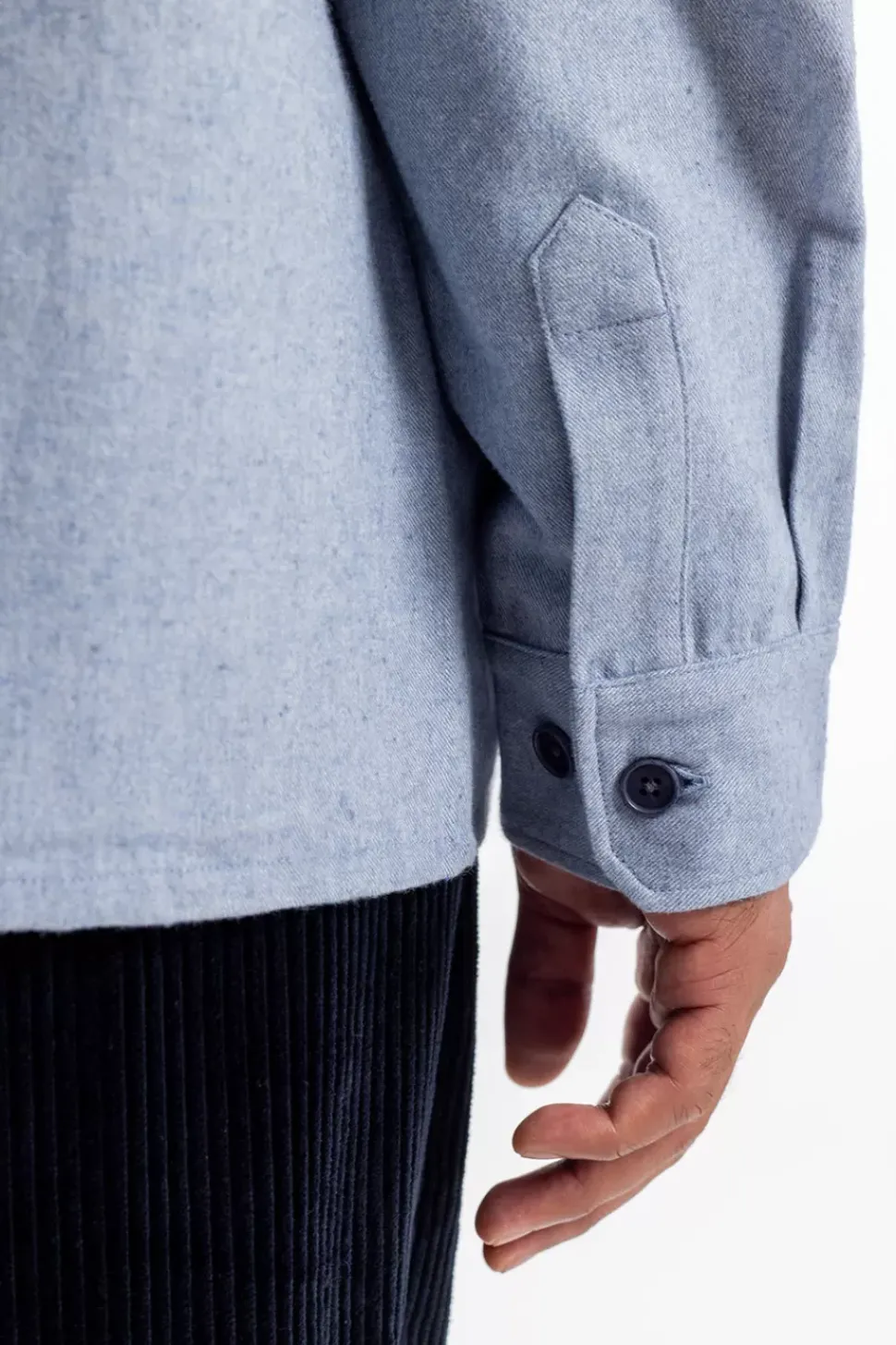 Hemd Bio Baumwolle - Denim Blau