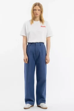 High Waist Hose Bio-Baumwolle - Blau