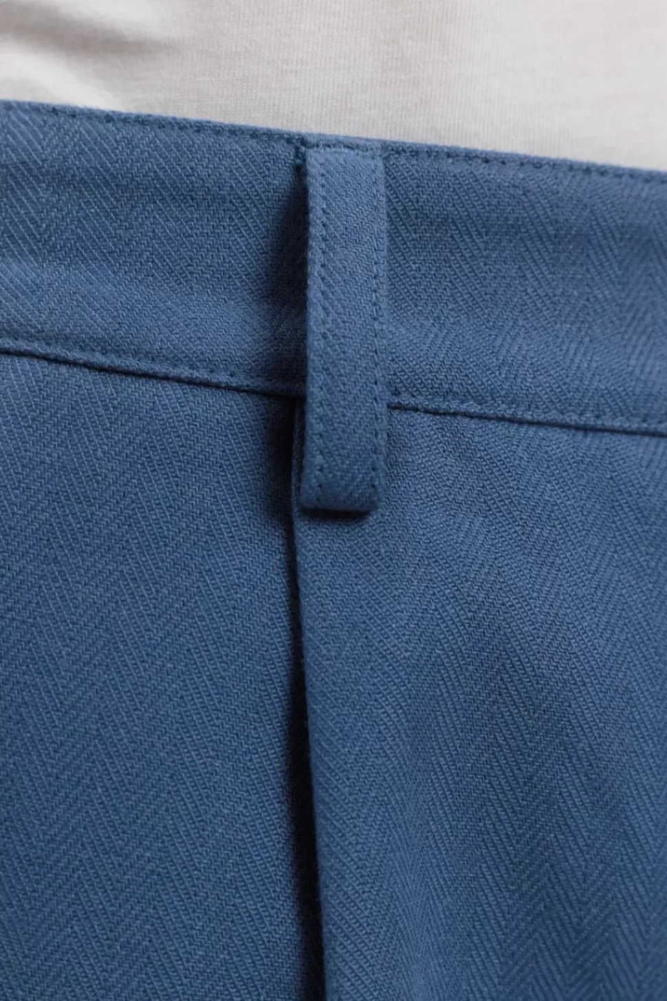 High Waist Hose Bio-Baumwolle - Blau