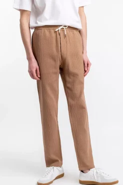Hose Aus Strukturierter Bio-Baumwolle Braun