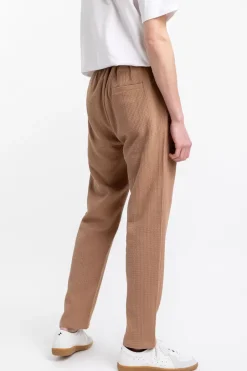 Hose Aus Strukturierter Bio-Baumwolle Braun
