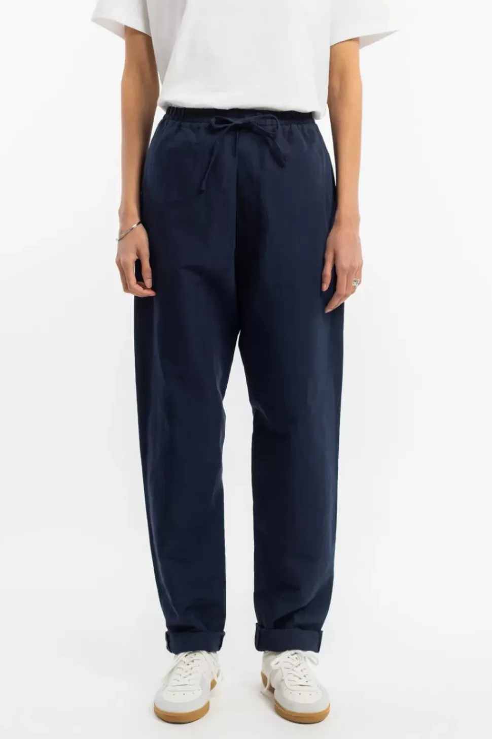 Hose Leinen Mix - Dunkelblau
