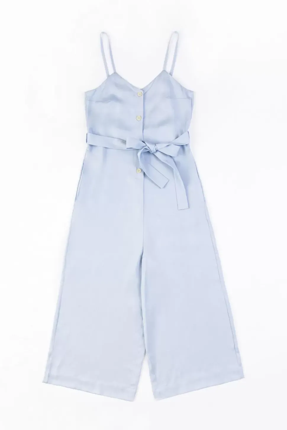 Jumpsuit Aus Lyocell Hellblau