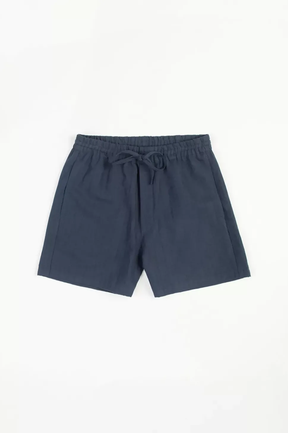 Kurze Hose Leinen Mix - Dunkelblau