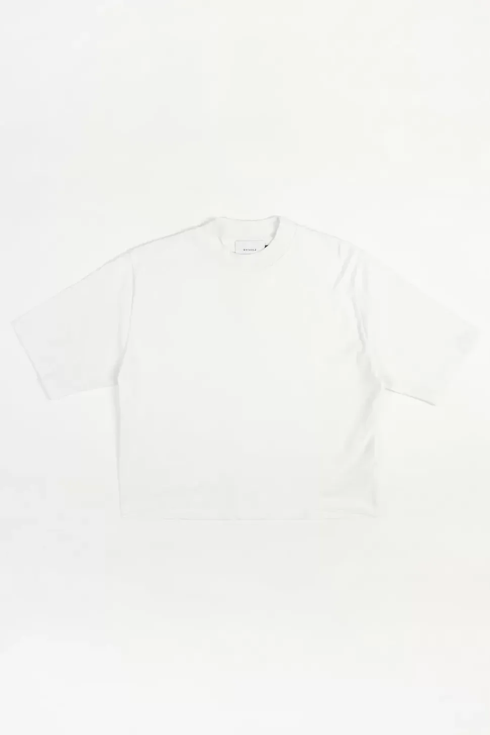 Kurzes T-Shirt Bio Baumwolle - Weis