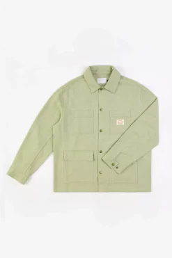 Leichte Jacke Aus Bio Canvas Grun Kariert