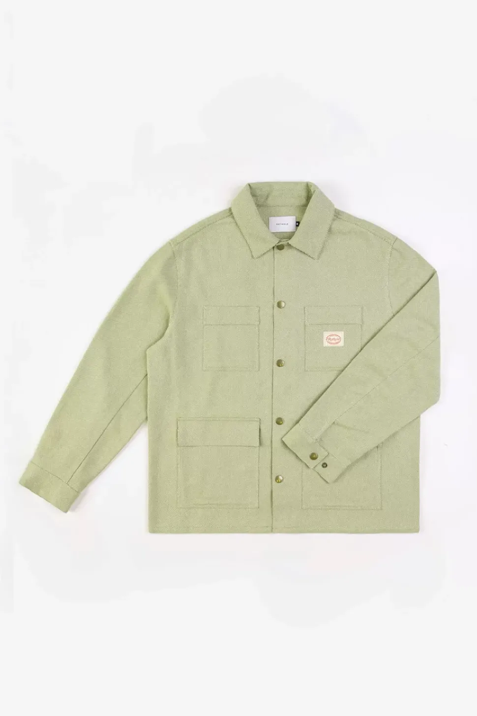 Leichte Jacke Aus Bio Canvas Grun Kariert