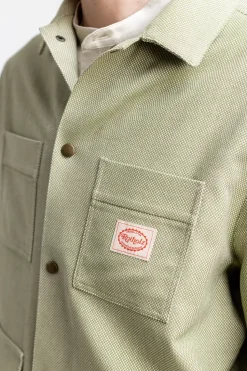 Leichte Jacke Aus Bio Canvas Grun Kariert