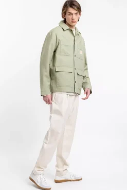 Leichte Jacke Aus Bio Canvas Grun Kariert