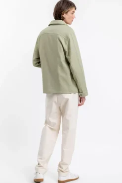 Leichte Jacke Aus Bio Canvas Grun Kariert