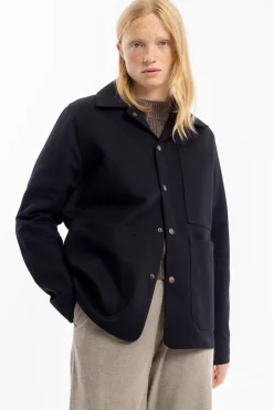 Leichte Jacke Bio Baumwolle - Schwarz